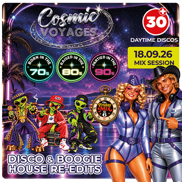 Cosmic Voyages Friday Mix at Six 18-09-2026 